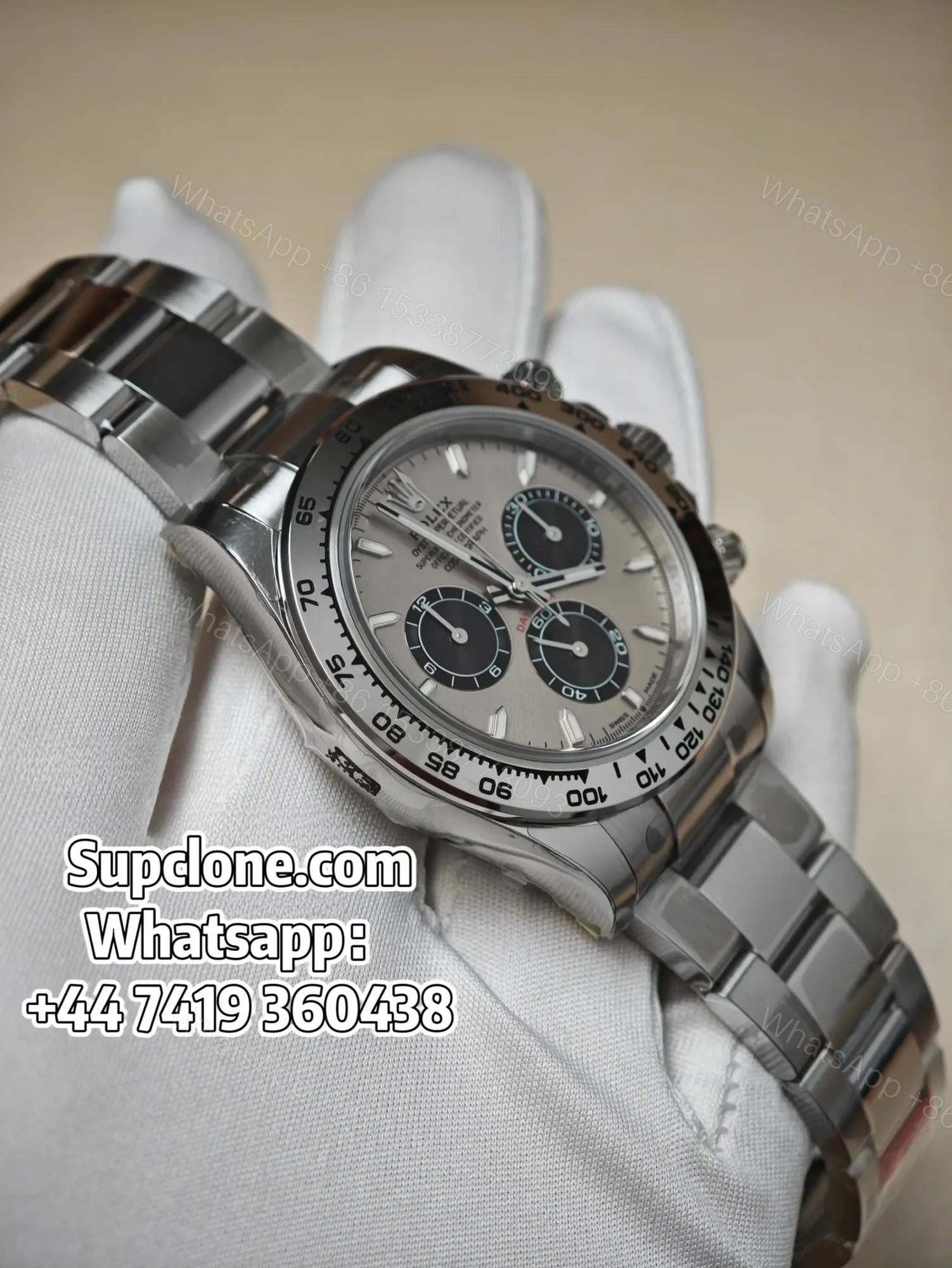 View 2 of Rolex Super Clone Daytona M126509-0003 Silver Dial 4131 Movement