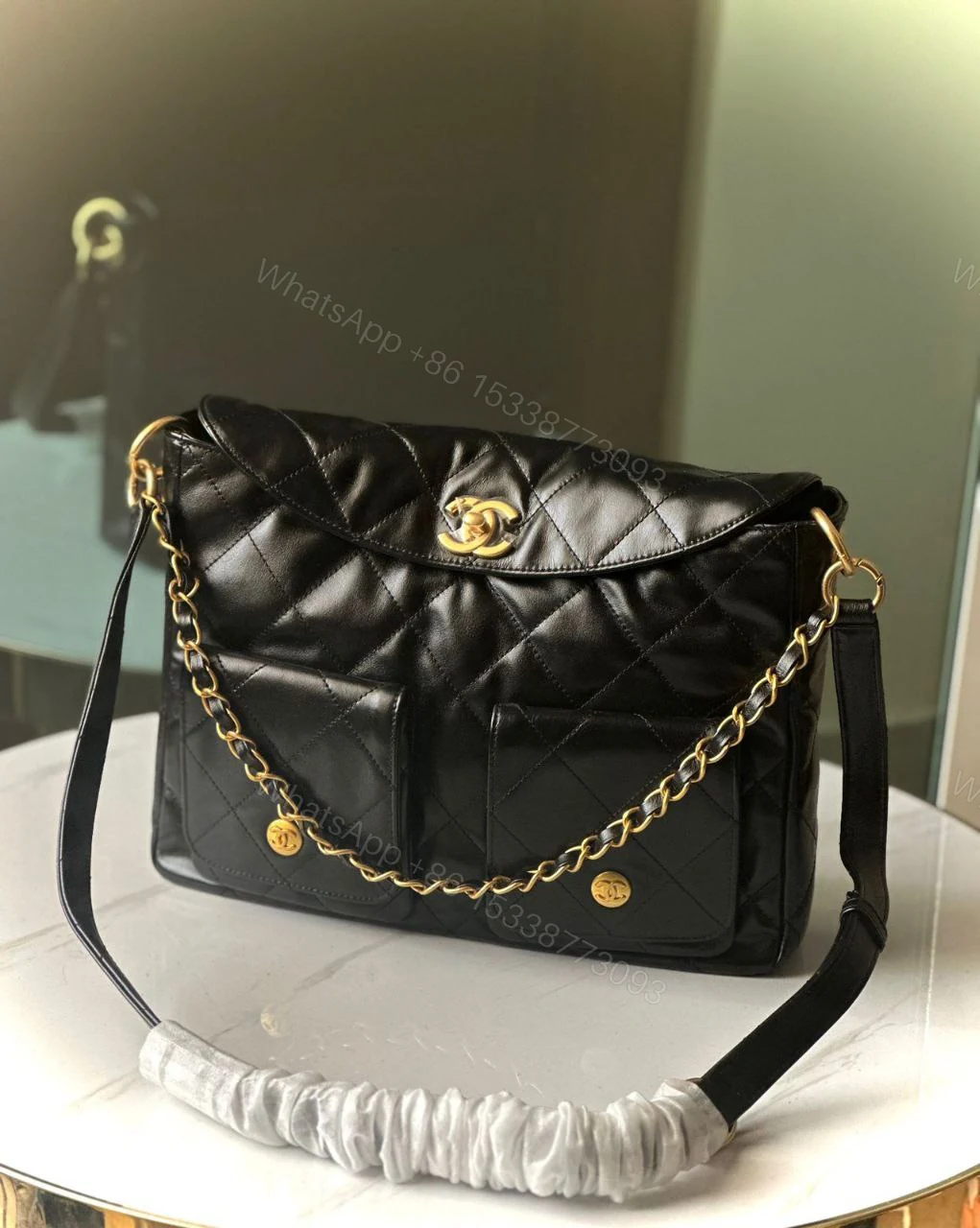 View 2 of CHANEL 24P Hobo Bag New