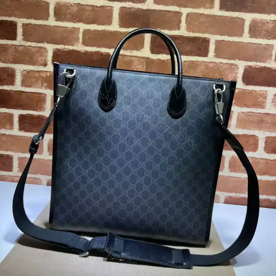 View 3 of MEDIUM TOTE BAG WITH INTERLOCKING G – GBC052