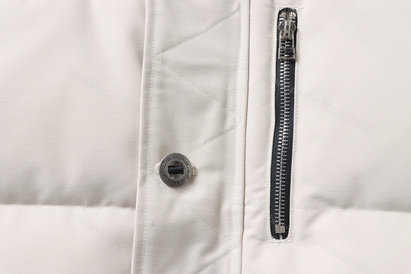 View 7 of Moose Knuckles Men's Shearling 3Q Jacket off-white