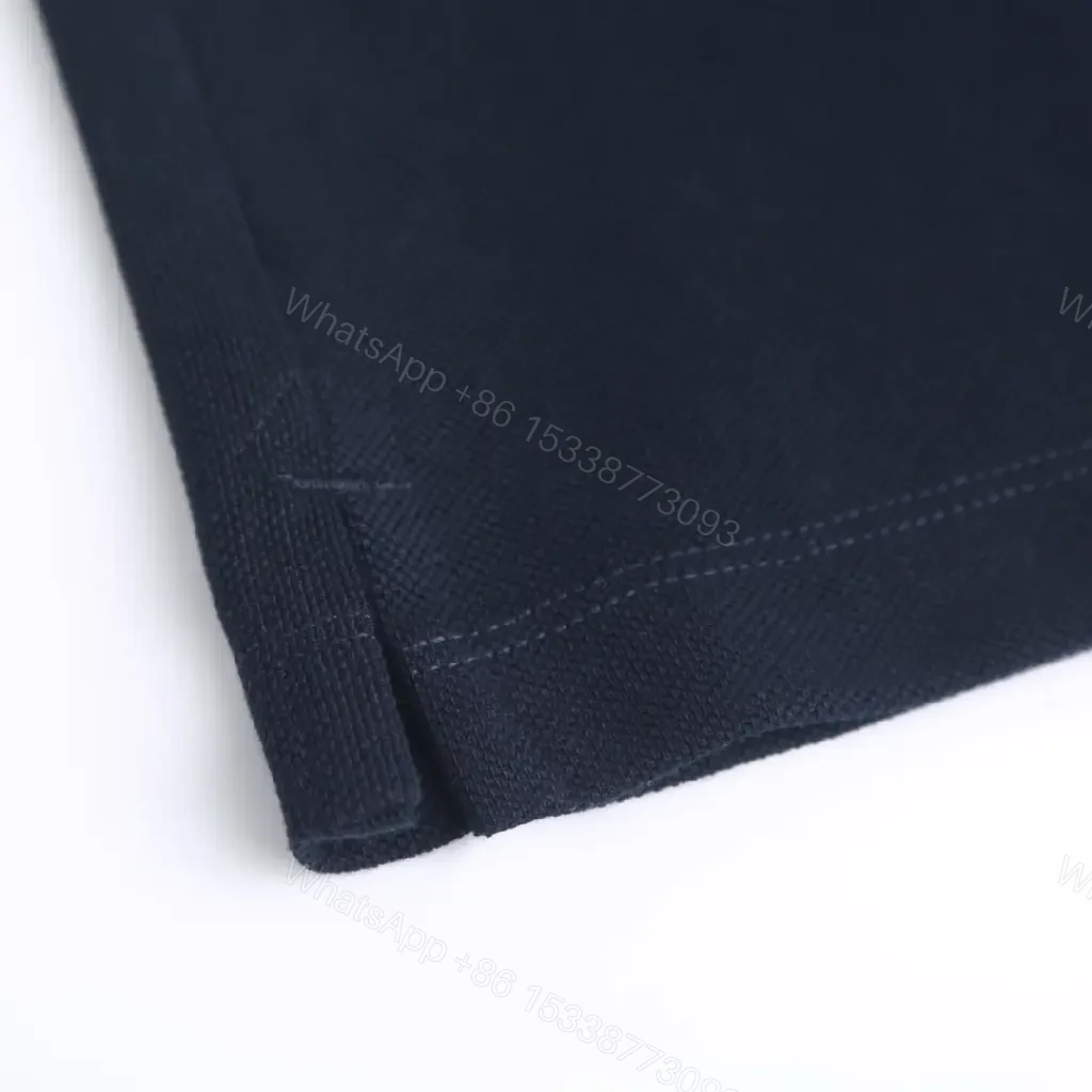 View 10 of Minimalist Navy Piqué Polo – Subtle Luxury, All‐Day Comfort