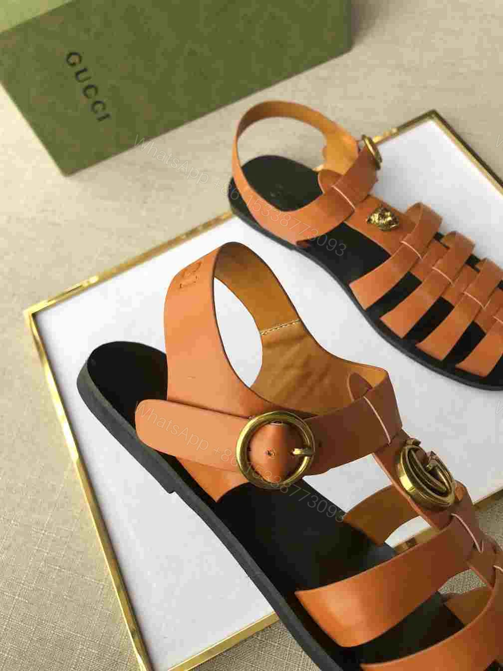 View 4 of GUCCI SANDAL WITH DOUBLE G – SDG006