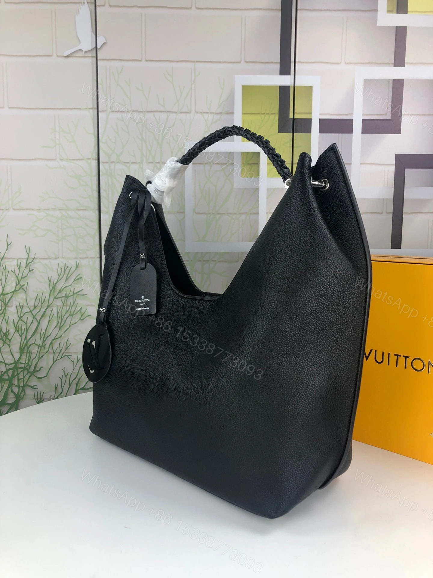 View 8 of Louis Vuitton Carmel Hobo Bag ‘Mouse Grey’