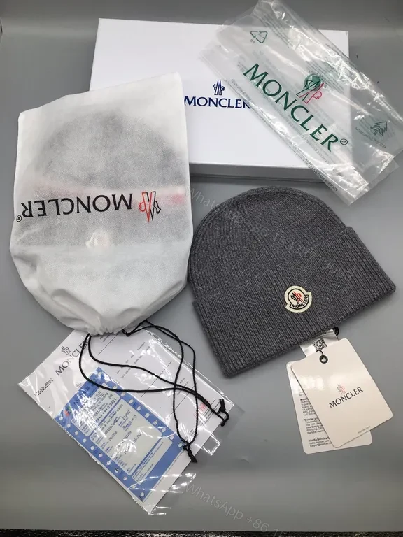 View 5 of Cozy Navy Knit Beanie â€” Allâ€‘Day Warmth, Moncler Luxury