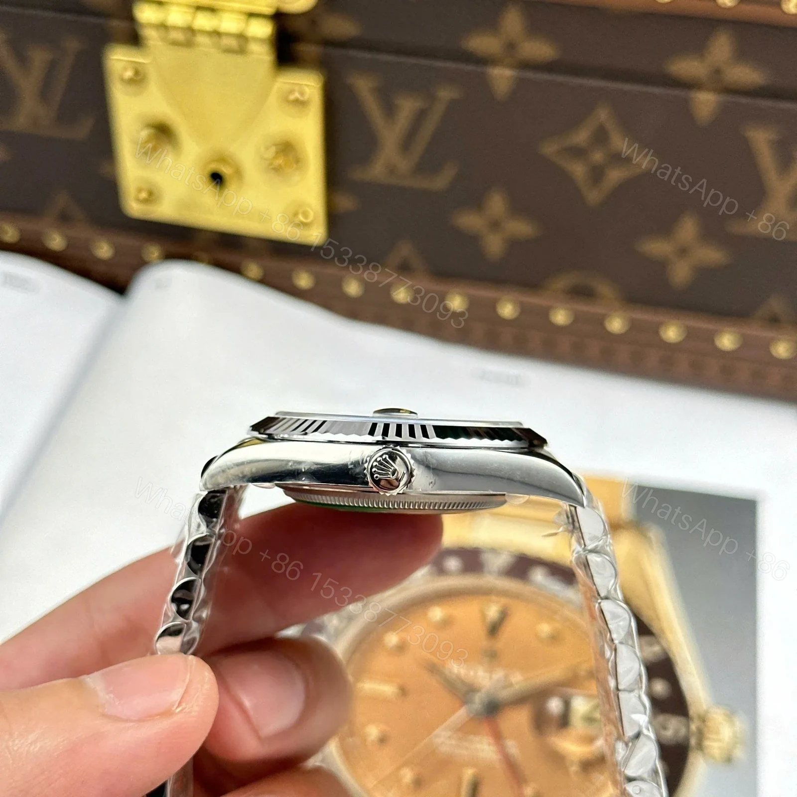 View 3 of Rolex Datejust Slate Diamond Dial 126334-0006 41 mm