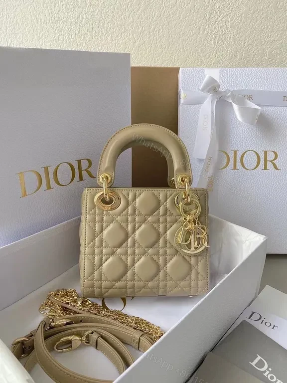 Chic Quilted Mini Handbag | Calfskin, Gold, Draped Luxury — view 1