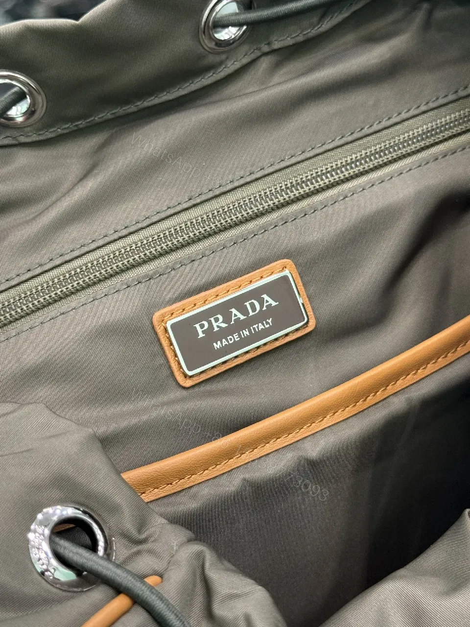 View 7 of All-Season Luxe Utility Backpack: Sleek, Durable Leather-Trim Nylon