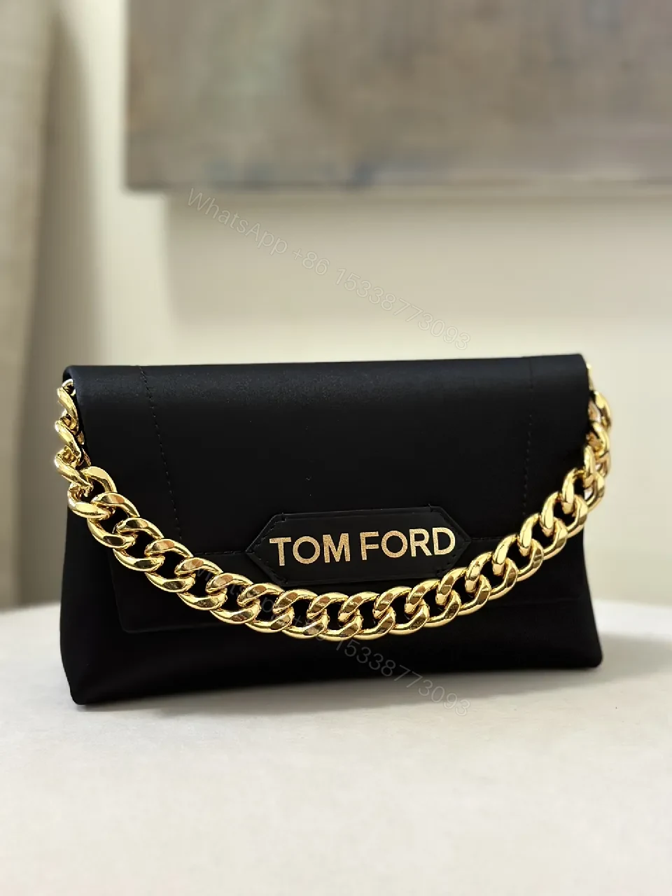 View 3 of Gold-Tone Cuban Link Necklace: Luxe Everyday Statement