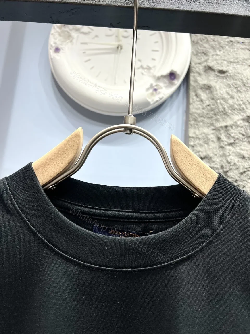 View 4 of Black Emblem Tee: Subtle Luxury Everyday Wear