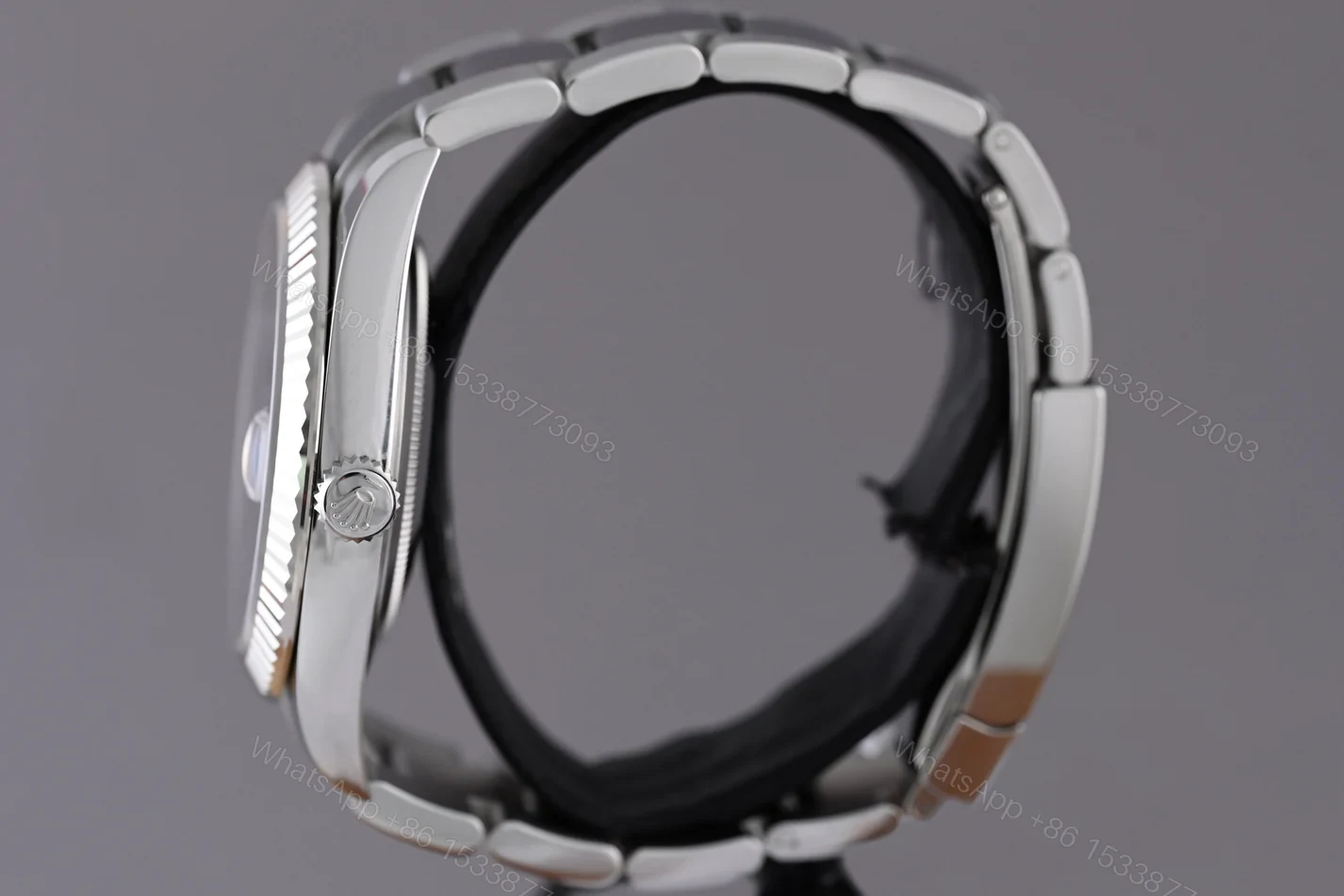 View 7 of Replica Rolex Datejust Blue Dial 126334 Oyster 41 mm
