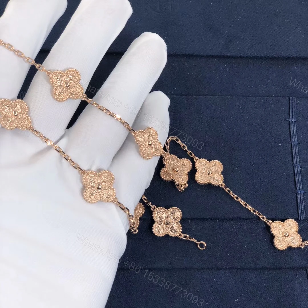 View 3 of Van Cleef & Arpels Vintage Alhambra necklace