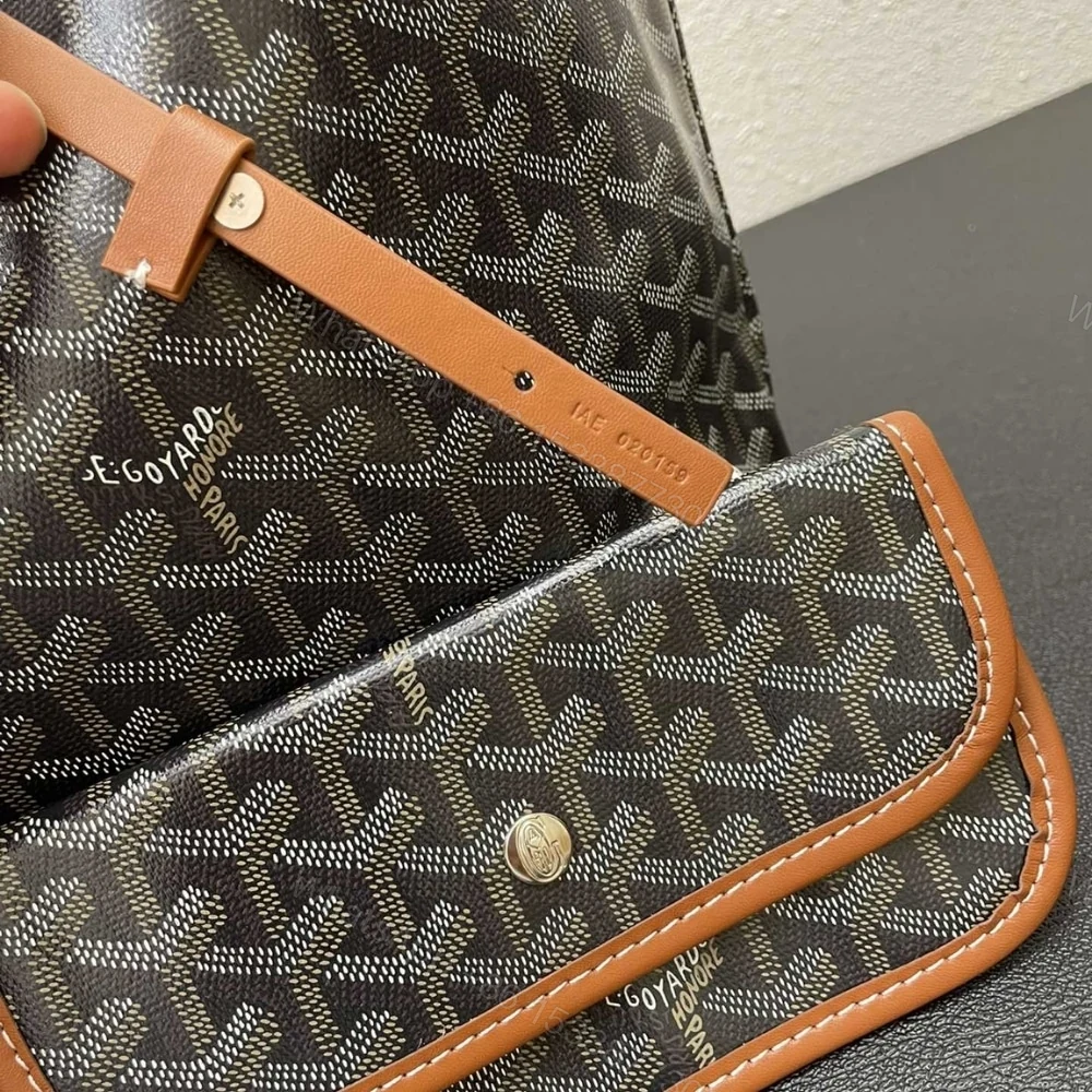 View 5 of GOYARD SAINT LOUIS GM BAG BLACK AND TAN 47CM STLOUIGMLTY01CL03P