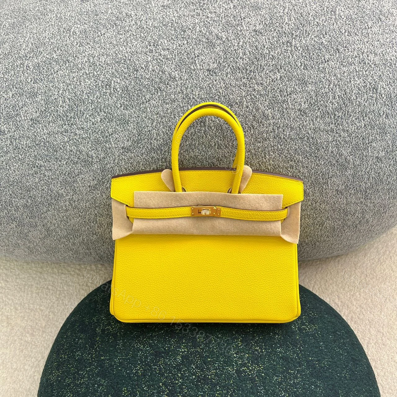 Hermes Birkin 25 Handbag P9 Anemone — view 1