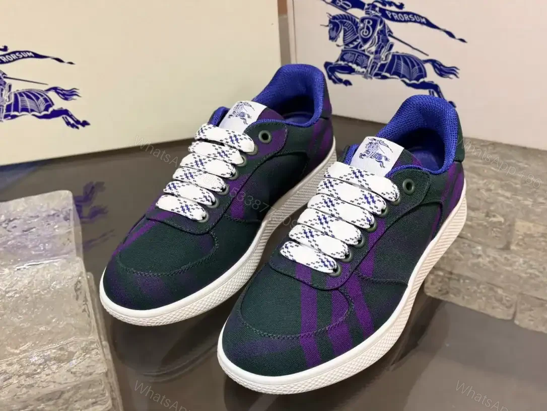 View 5 of BURBERRY TERRACE CHECK SNEAKERS – BBR103