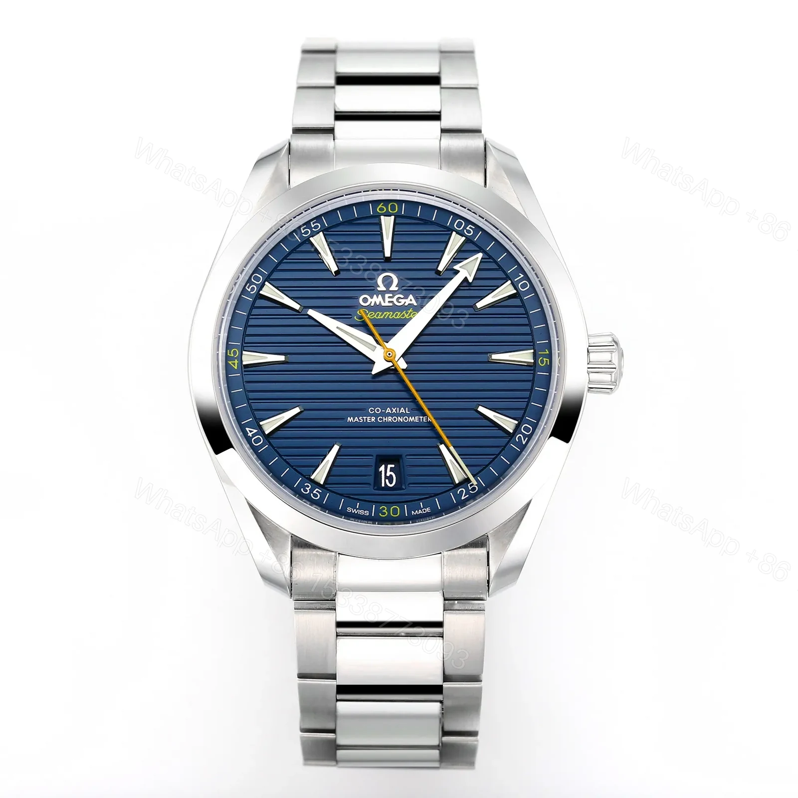 Omega Seamaster Aqua Terra 150M Co-Axial Master Chronometer 41mm Blue Dial Stainless Steel Watch — view 1