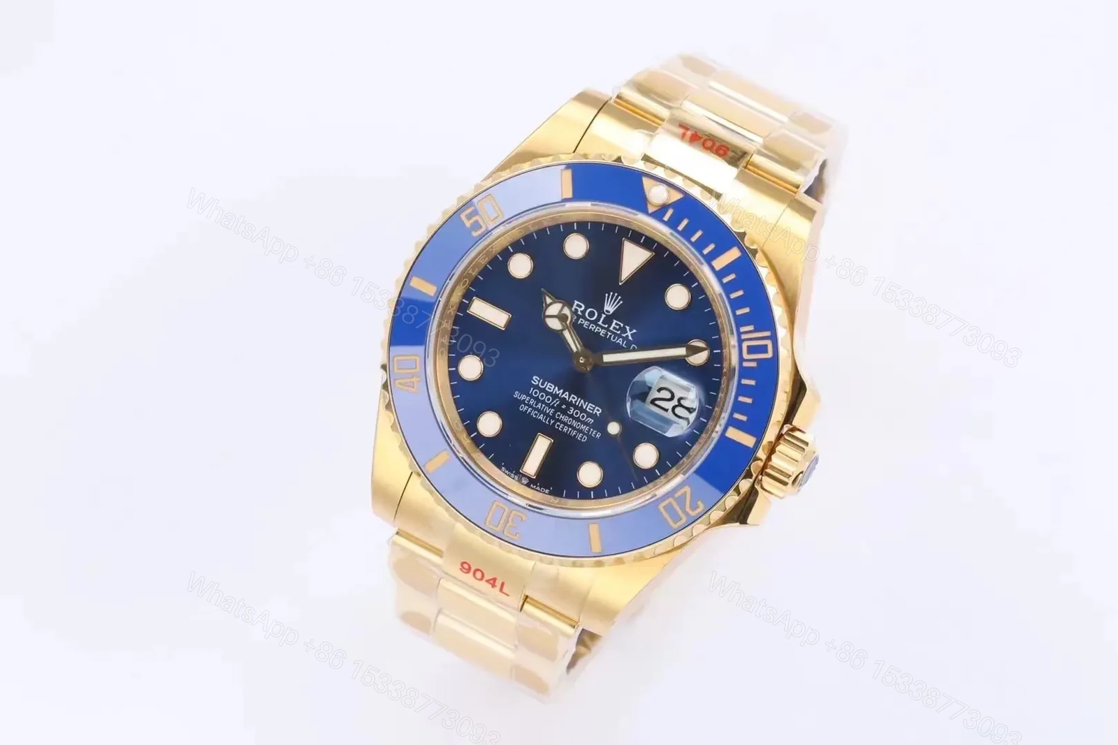 View 4 of Rolex Submariner Date 41 Yellow Gold Blue 126618LB-0002