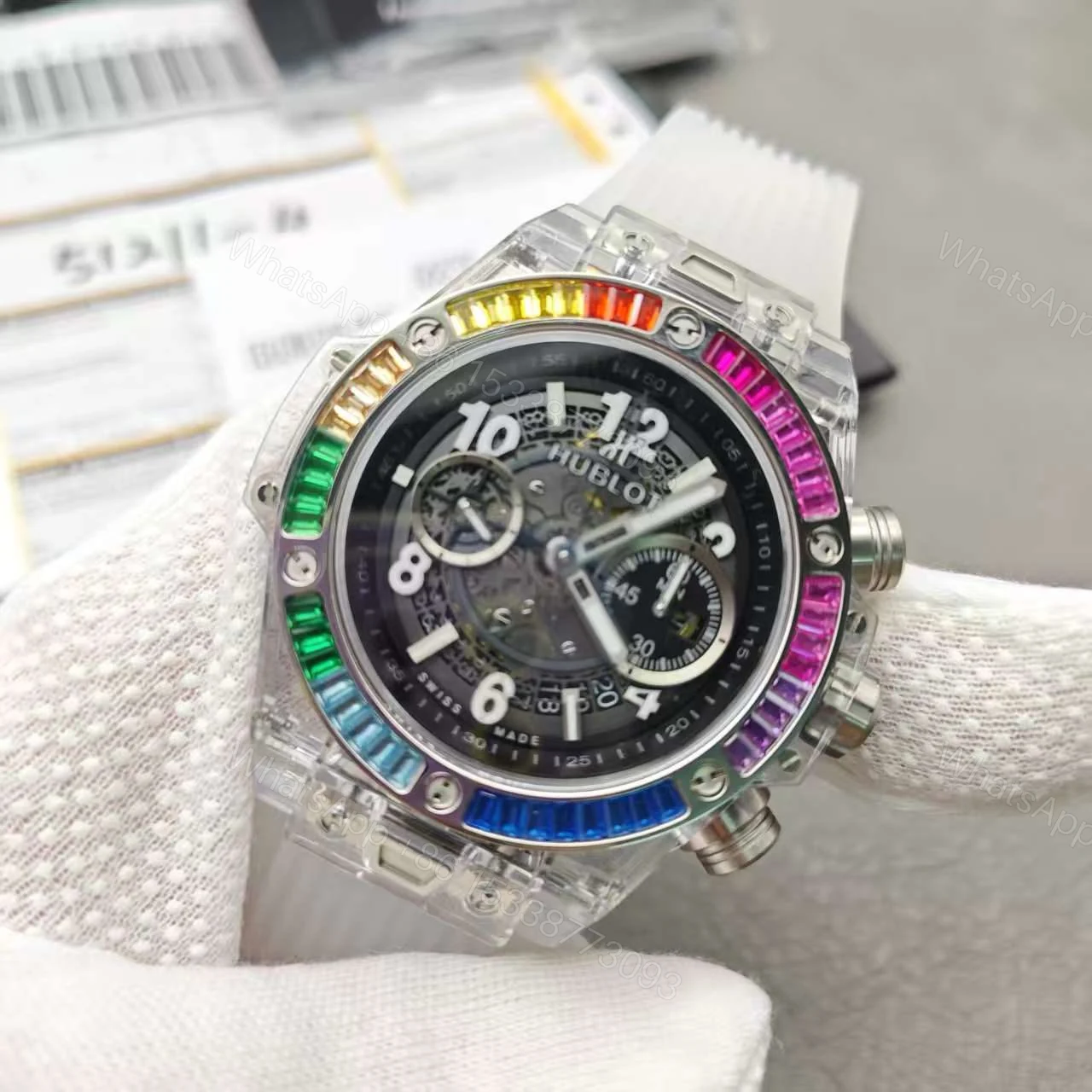 View 8 of Hublot Rainbow Watch Replica