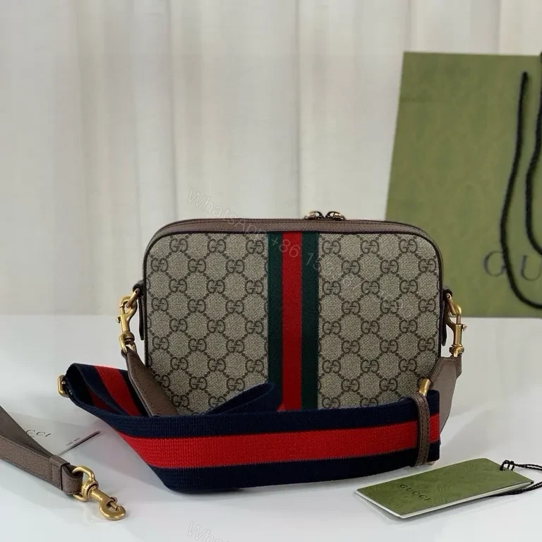 View 4 of G GG Supreme Crossbody: Web Stripe, Luxury Everyday Carry