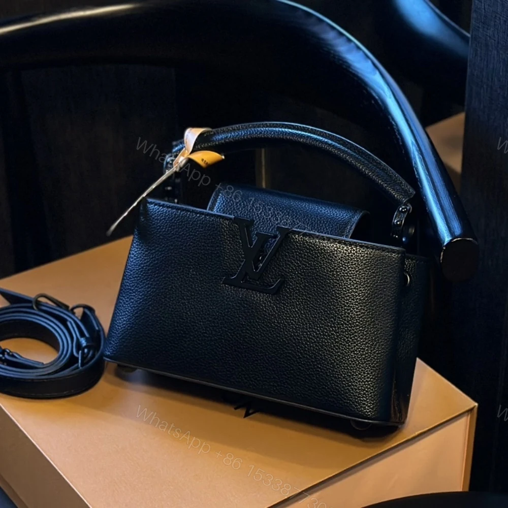 View 2 of Louis Vuitton Capucines East West Mini Bag Black 22Cm M23955