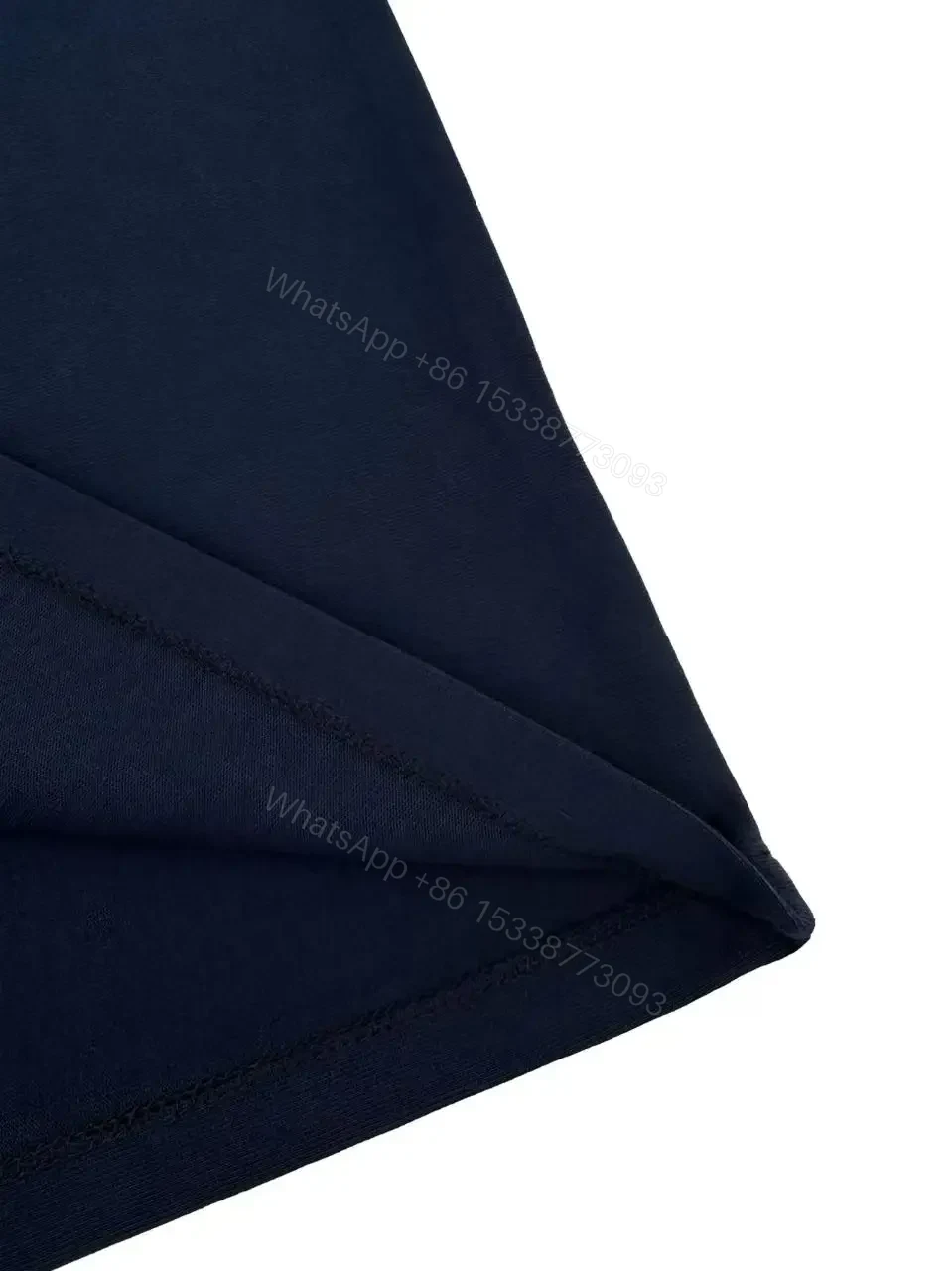 View 8 of Navy Cotton T-Shirt Casual Logo Tee Classic Fit Tee