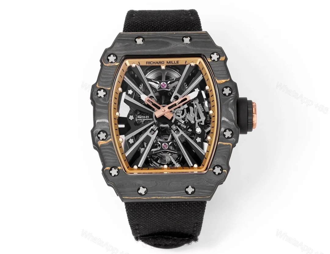Richard Mille RM12-01 Gold Carbon TPT Tourbillon Watch RM12-GC-GD — view 1