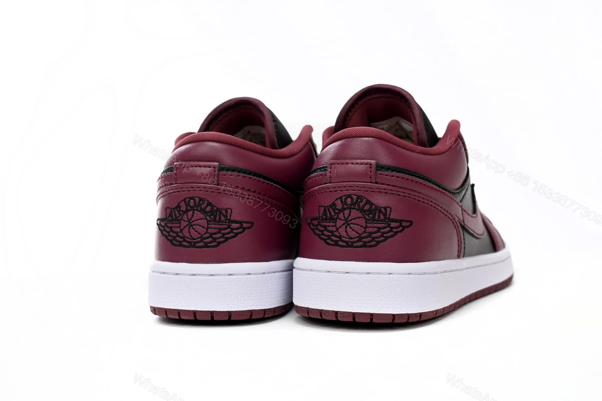 View 10 of Air Jordan aj1 Low Retro Black Red DC0774-006