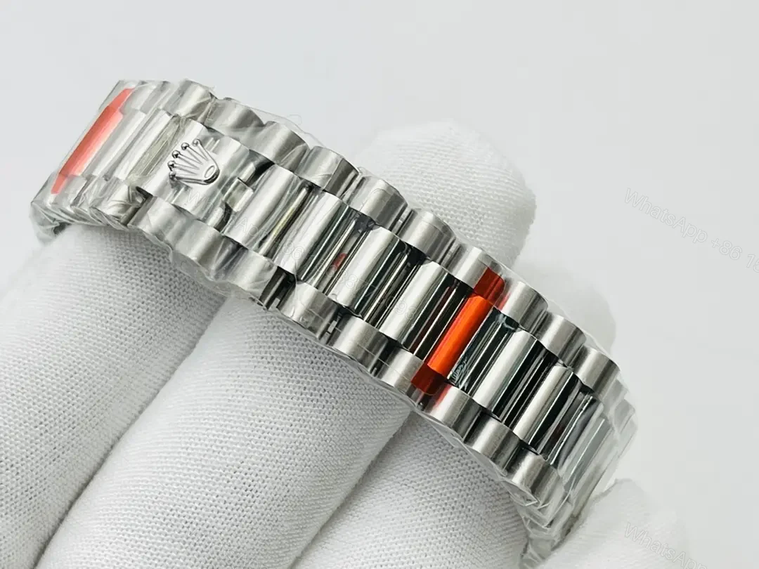 View 9 of Rolex Datejust 36 Stainless Steel Fluted Jubilee White Roman Dial 116234-0089