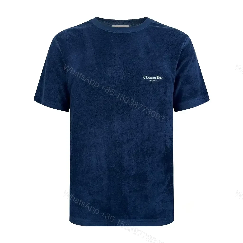 View 7 of Velvet Navy Tee: Luxe Knit, Structured Silhouette, Everyday Elevation