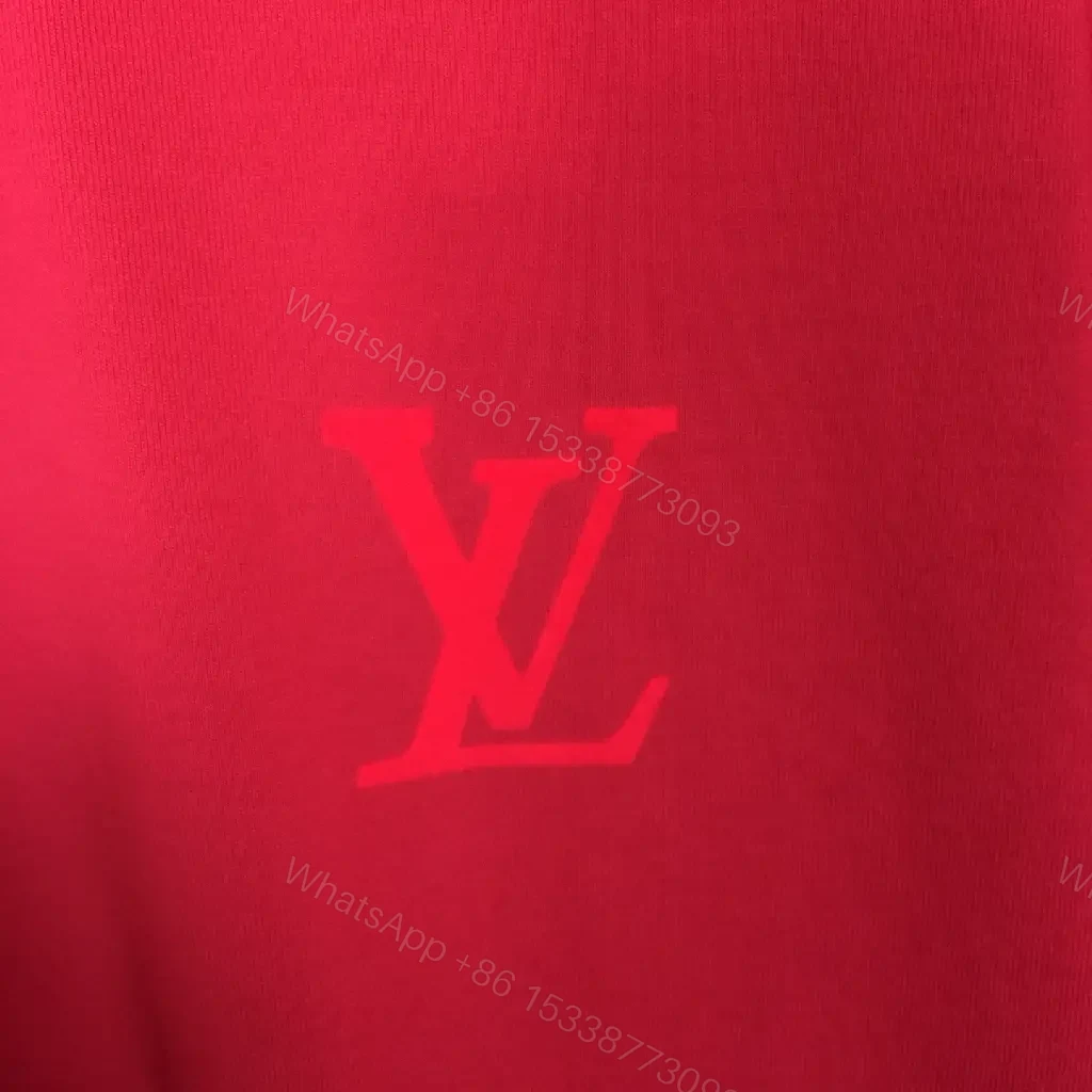 View 9 of Pink Monogram-Accent Cotton Tee: Luxe Streetwear, All-Day Comfort