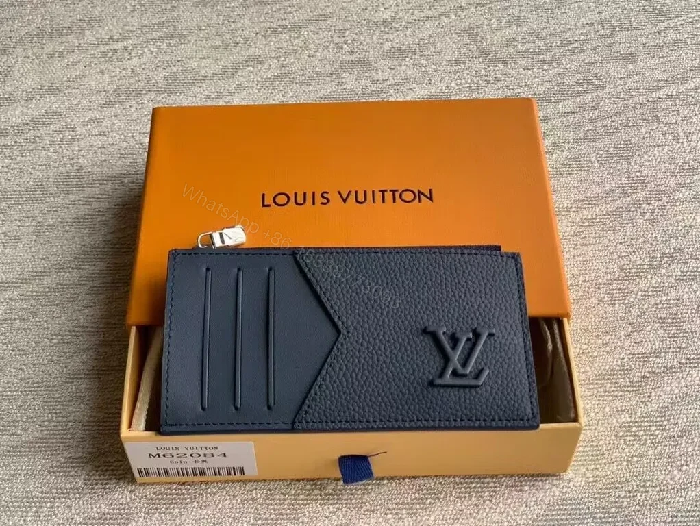 View 2 of Navy Louis Vuitton Cardholder: Ultra-Compact Luxury