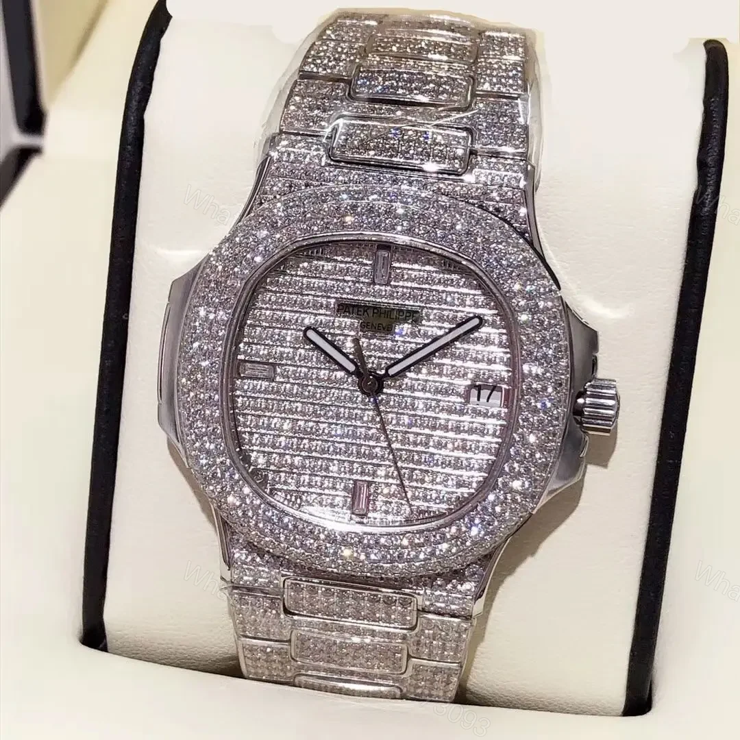 View 3 of Replica Patek PHILIPPE NAUTILUS 5719/1G DIAMOND WATCH