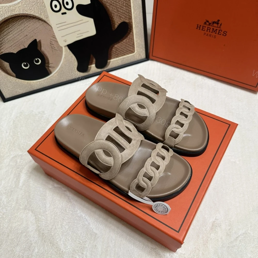 View 4 of HERMES EXTRA SANDAL BEIGE ARGILE H222301Z 1J380