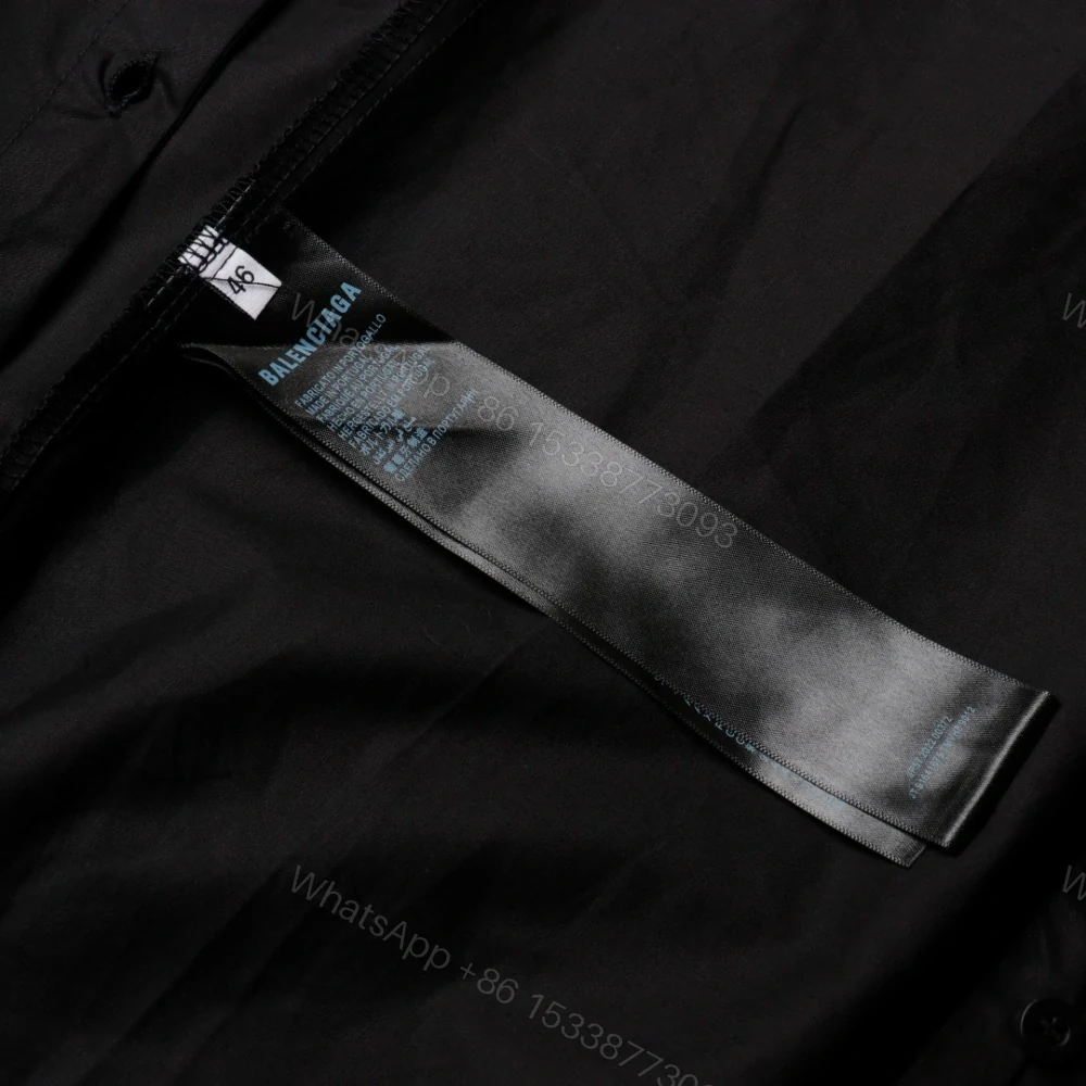 View 9 of 高仿Balenciaga*SS24NewYear系列773374長袖襯衫黑色