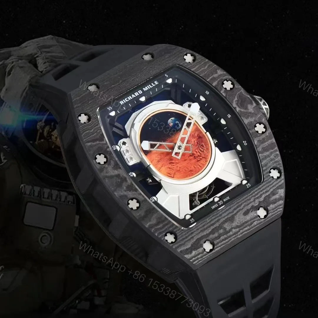 View 2 of Richard Mille RM52-05 Pharrell Williams Mars Tourbillon Watch RM52-MARS