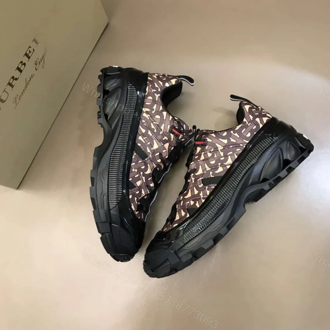 View 4 of BURBERRY MONOGRAM PRINT ARTHUR SNEAKERS – BBR033