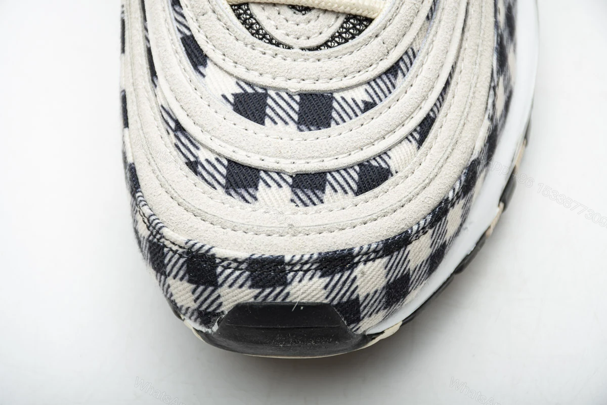 View 9 of Nike Air Max 97 Plaid Light Cream 312834-201