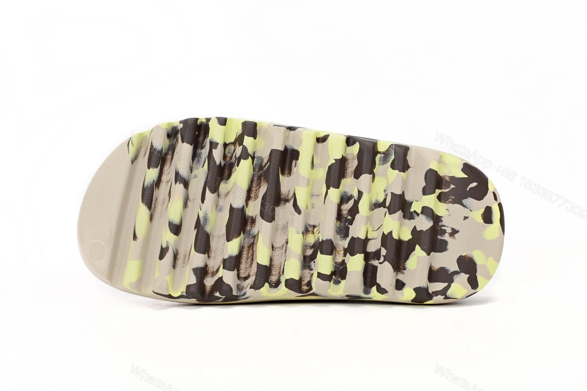 View 10 of adidas Yeezy Slide Enflame Oil Painting Ink Yellow FZ5899