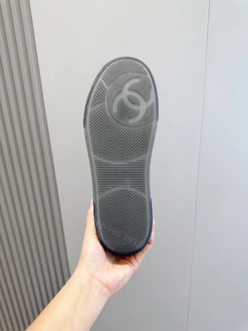 View 5 of Textured Luxe High-Top Sneaker: Bold Logo, Cushioned Comfort