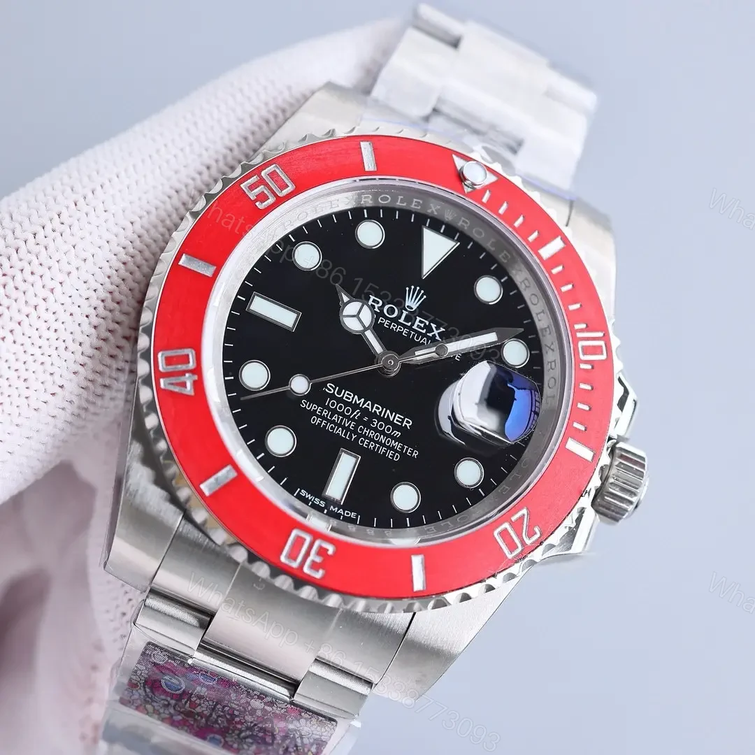 View 3 of Elite red bezel submariner replica 40MM B33 Edition RG-SUB-B33-RED-BEZEL