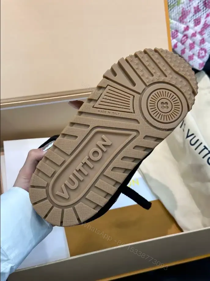 View 4 of LOUIS VUITTON LV TRAINER MAXI SNEAKERS IN BLACK– LSVT332