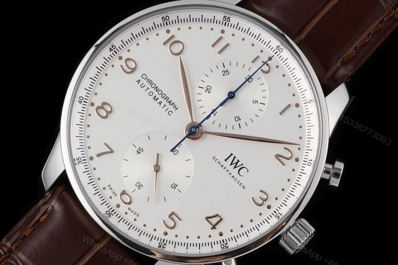 View 3 of IWC Portuguese Chrono-Automatic White Gold / Tim Jeffries IW3714-67