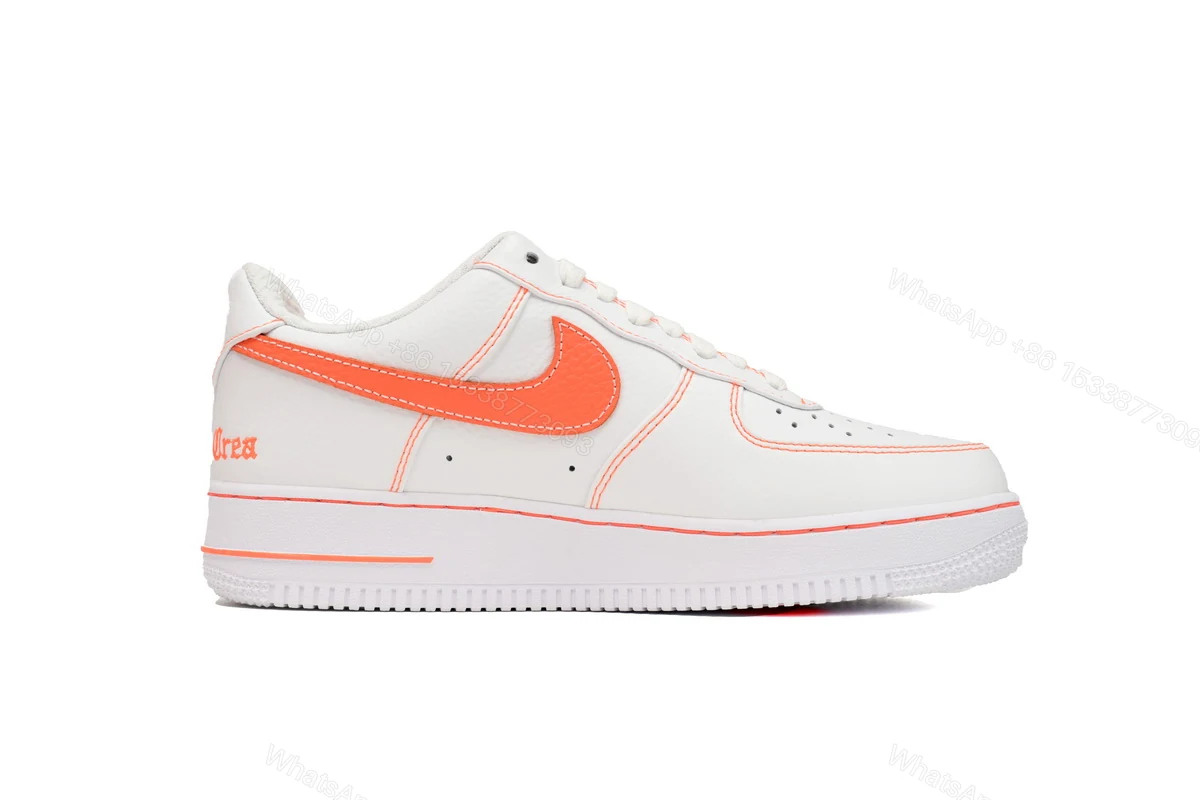 View 6 of Nike Air Force 1 Low Vlone White Orange AA5360-100