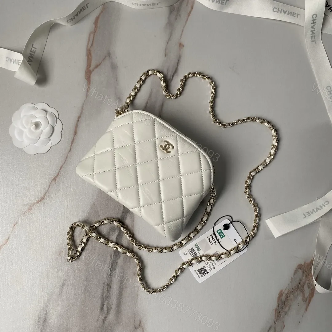 View 6 of CHANEL Black Leather Makeup Bags