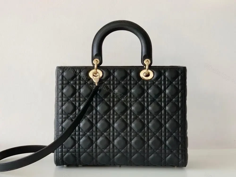View 5 of Dior Lady Black Gold Hardware (Large size)