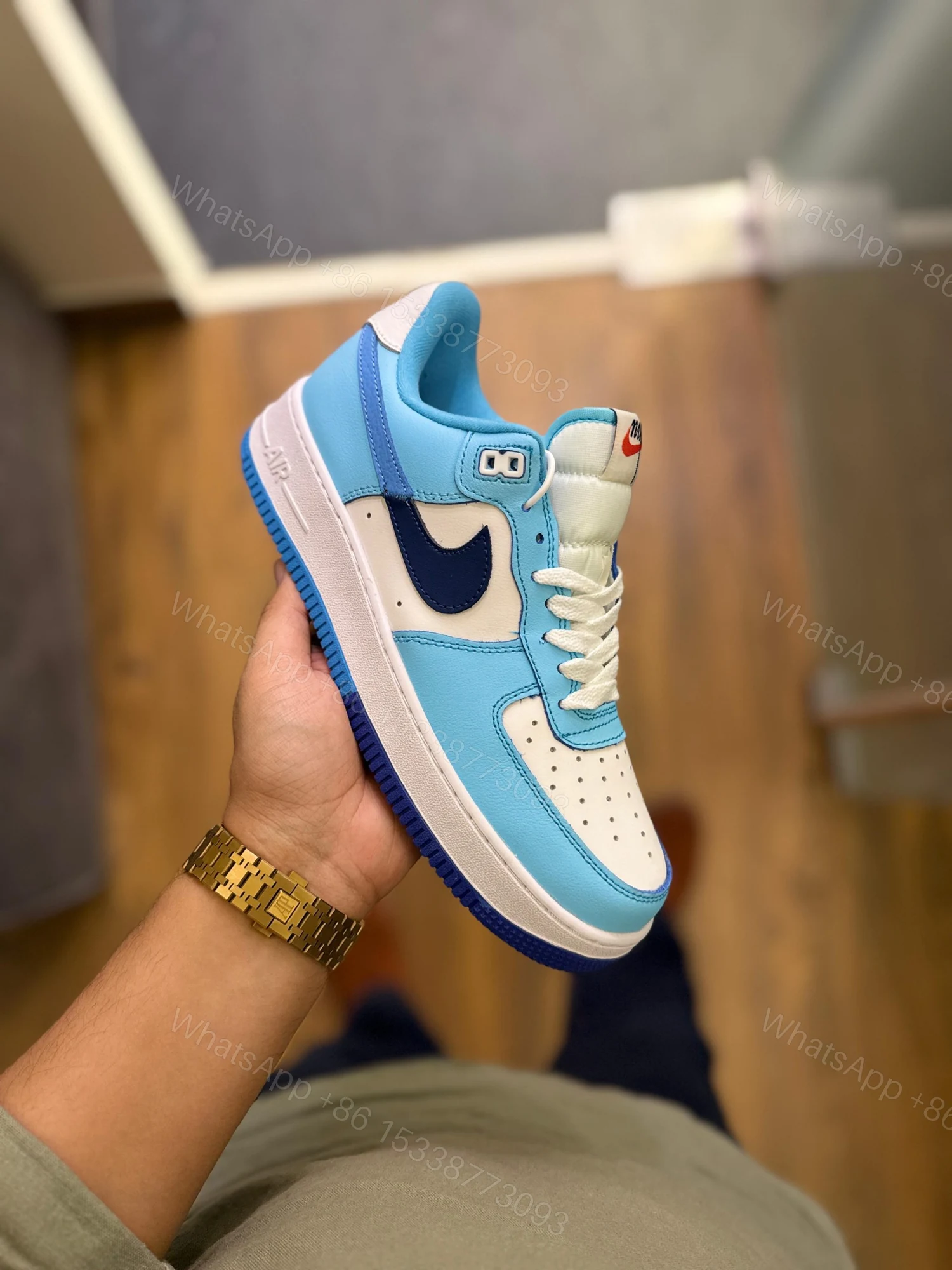 View 4 of FIRST COPY NIKE AIRFORCE SPLIT UNC FOR MEN