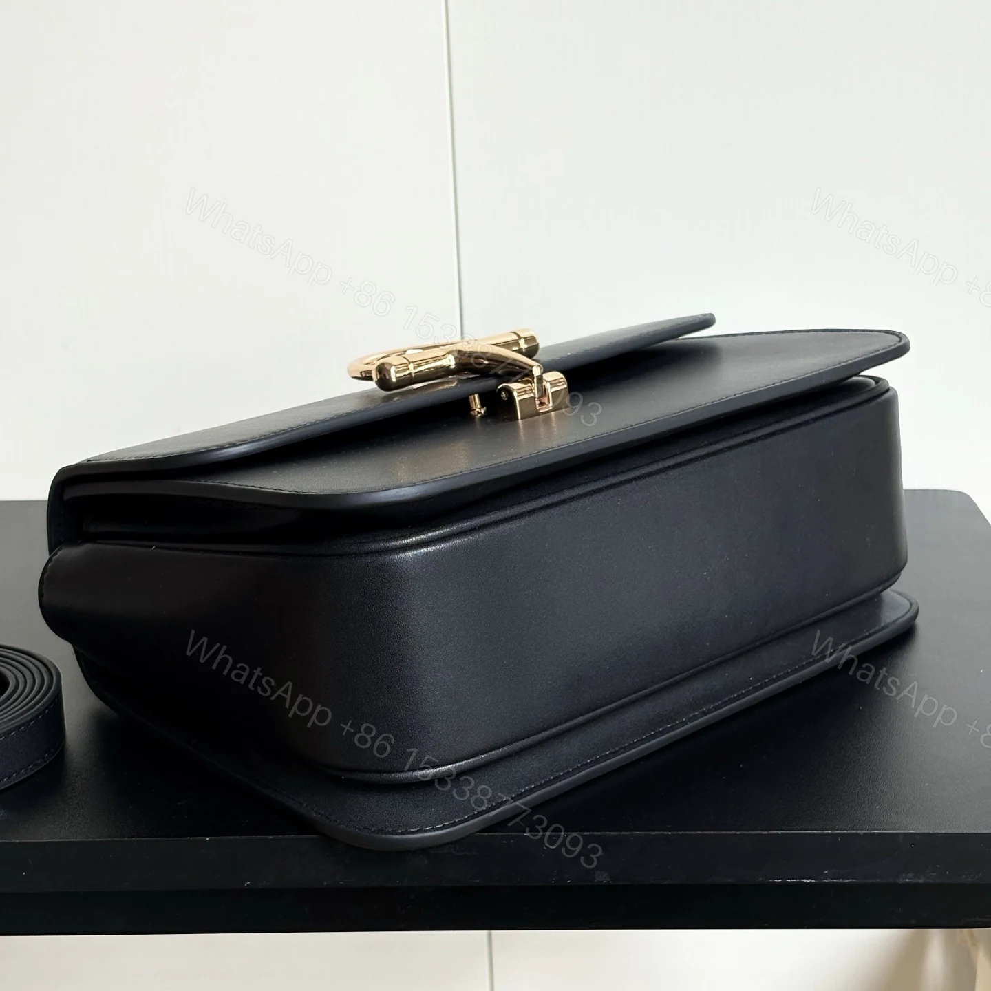 View 4 of Gucci Siena Medium Top Handle Bag Black Leather 25Cm
