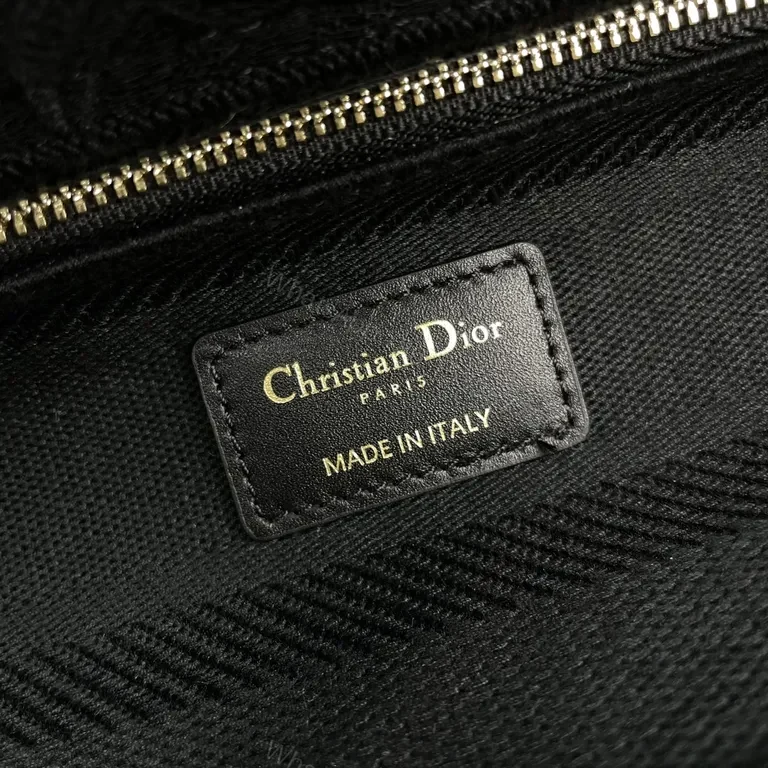 View 6 of Chic Embroidered Butterfly Dior Bag - Signature Monogram Handbag