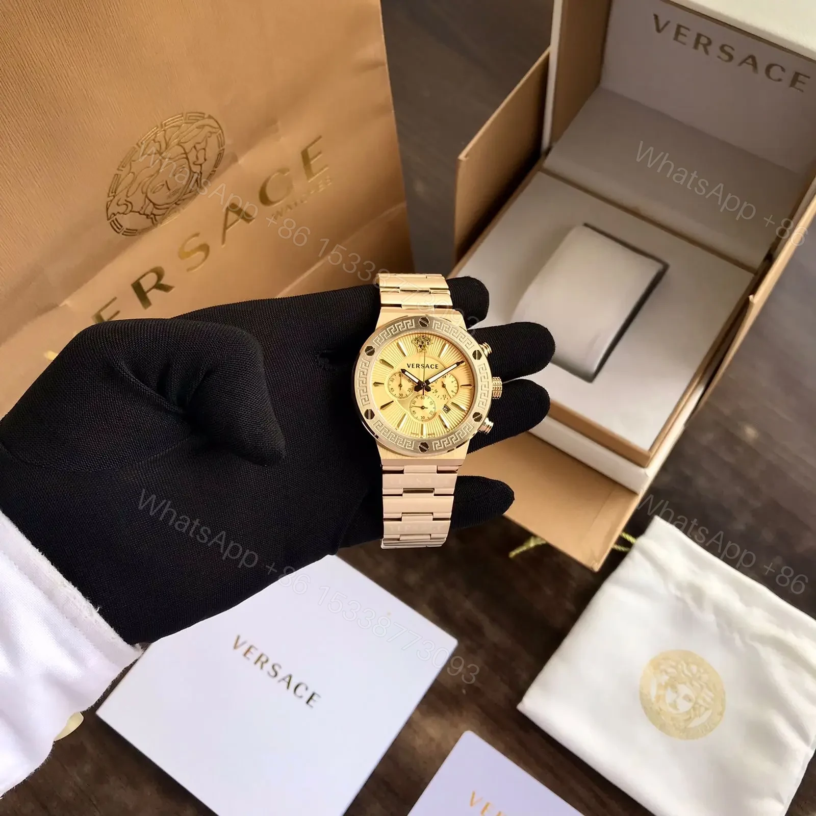View 2 of Versace Men Premium 40mm Watch