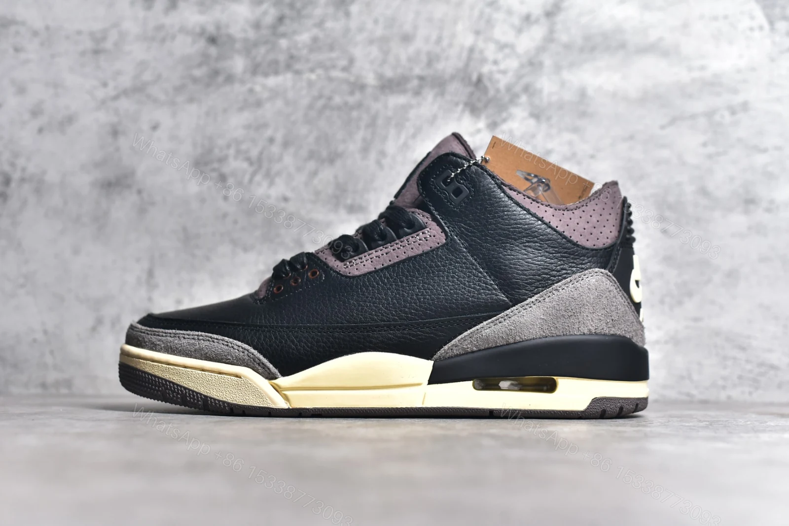 A MA MANIERE x AIR JORDAN 3 RETRO Black Reps — view 1