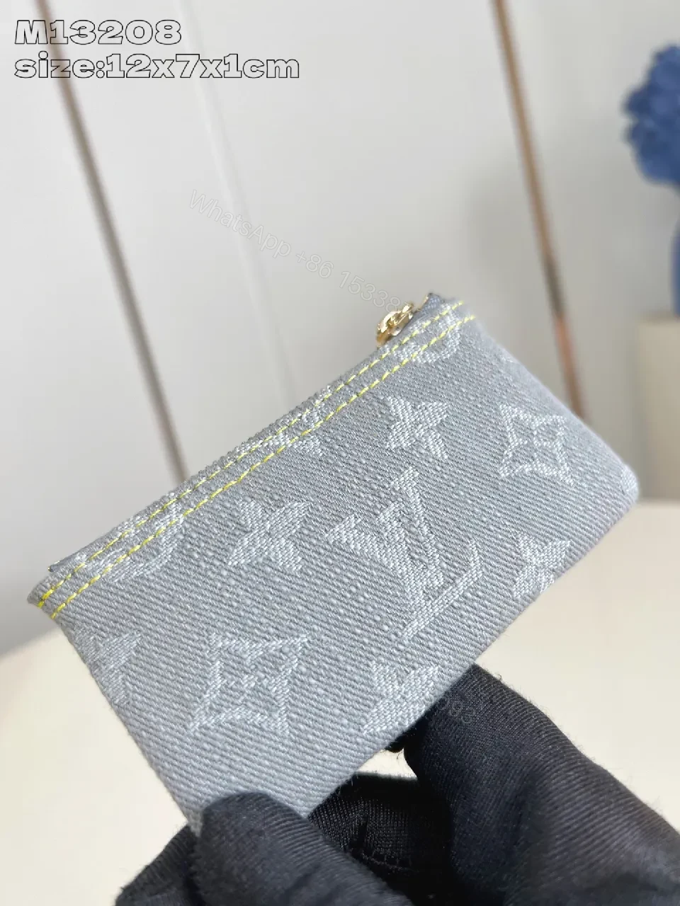 View 4 of Monogram Canvas Compact Wallet: Luxe Everyday Essential